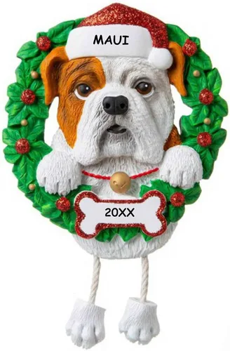 Vista 16 de Adorno de Navidad personalizado para mascotas de raza de perro (Beagle)
