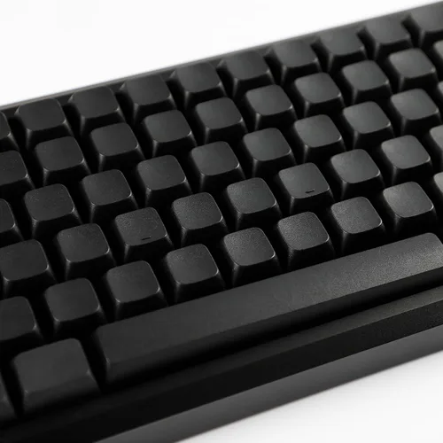 Vista 8 de YMDK 127 teclas negras en blanco ZDA XDA V2 teclas PBT Keycap para teclado MX 104 87 61 melodía 96 KBD75 ID80 GK64 SP84