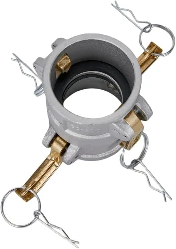 Vista 3 de Tipo acoplador de aluminio del carrete de la colocación de Camlock, 2" Camlock hembra x 2" Camlock hembra
