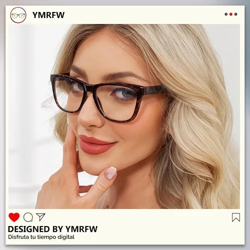 Vista 2 de Retro Blue Light Blocking Glasses for Women Men Classic Style Computer TV Eyeglasses Anti Eyestrain