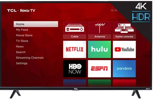 Vista 6 de TCL Smart TV 55S421 de 55 pulgadas Clase 4 K UHD HDR Roku