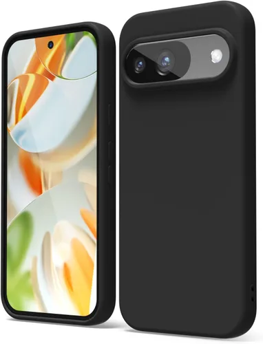 Vista 59 de oakxco para Google Pixel 6A Funda de teléfono de silicona líquida, diseño estético lindo y delgado para mujer y niña, cubierta de gel suave, lisa