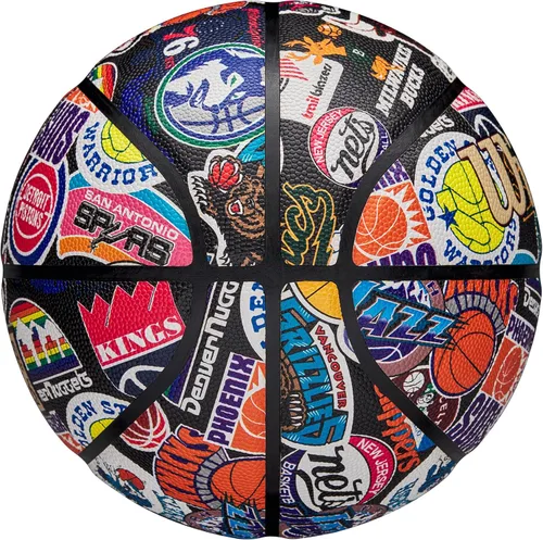 Vista 4 de Wilson NBA All Team Synthetic Leather Rubber 7/3 Indoor Outdoor Basketball