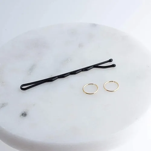 Vista 63 de Aretes de aro dorados y plateados para cartílago, nariz, tabique, oreja, hélix, tragus, joyería para mujer, hipoalergénicos, pequeños aros