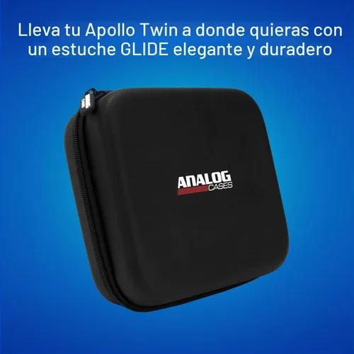 Vista 2 de ANALOG CASES Universal Audio Apollo Twin Case - Carcasa compacta GLIDE Rigid Molded EVA Case, Excellent Protection, Compact Design & Precise