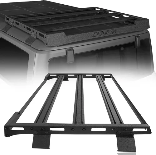Vista 13 de u-Box Bronco Barras transversales de aluminio para Ford Bronco 2021-2026 con techo rígido de 2 puertas (excluye Bronco Sport), cesta de carga