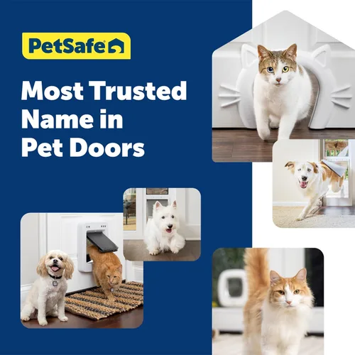 Vista 7 de Adaptador de instalación de puerta de gato grande de vidrio PetSafe, adaptador de montaje para la instalación de la nueva y mejorada puerta de gato