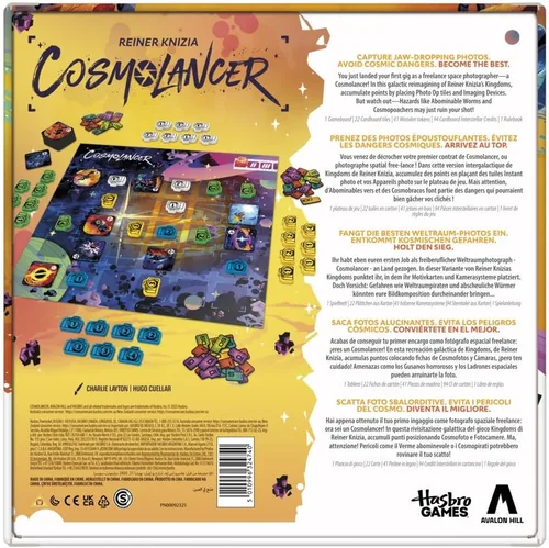 Vista 4 de Juego de mesa Cosmolancer Un juego de estrategia de Reiner Knizia A partir de 9 años 2 a 4 jugadores 30 minutos Juegos familiares