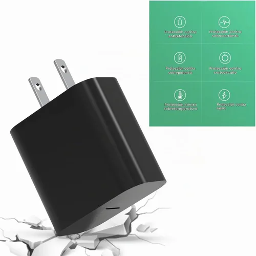 Vista 4 de Cargador para iPhone de carga rápida, paquete de 2 bloques de cargador de pared USB C de 20 W con cable 2 Pack MFi Certified 6FT Type C to