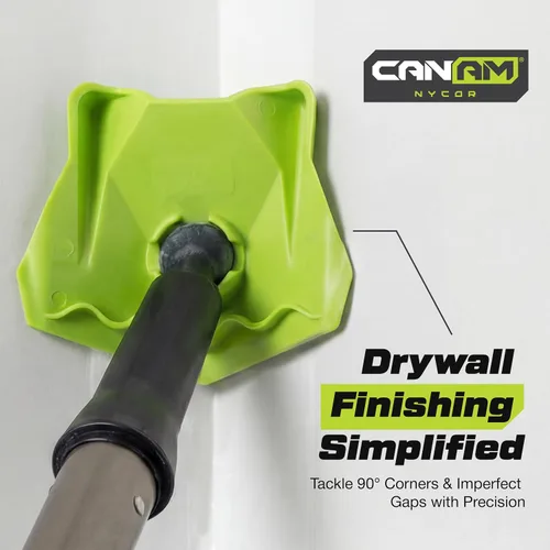 Vista 2 de CanAm Tools NyCor - Acabadores de esquina para paneles de yeso (verde, 2.5 pulgadas)
