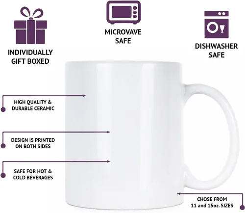 Vista 2 de LIBBY'S BENCHMARK27 DESIGNS Pivot Mug Chandler Bing Ross Geller Taza de café Shut Up Sofá