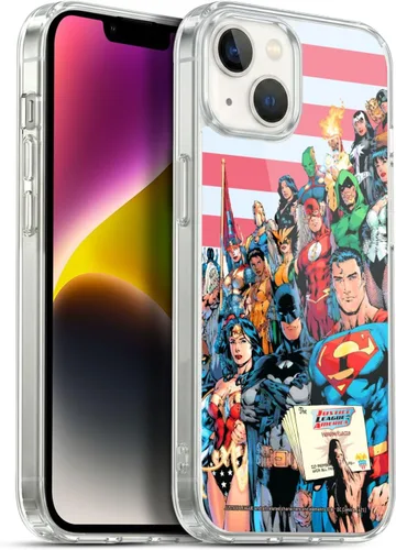 Vista 136 de Head Case Designs Funda de gel con licencia oficial de la Liga de la Justicia DC Comics #10 Darkseid War Comic Book Cover