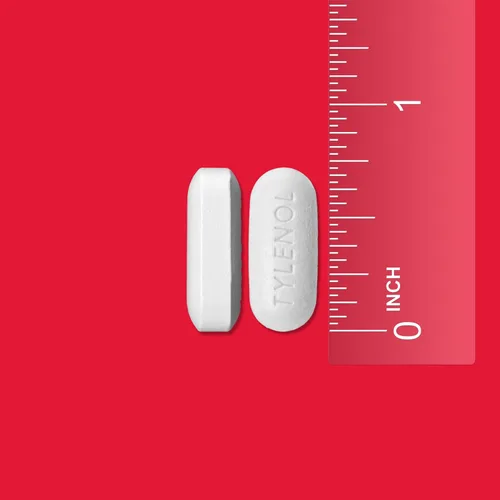 Vista 5 de Tylenol Pastillas medicinales para aliviar el resfriado y la gripe durante el día de los senos sinusales, analgésico sin somnolencia, expectorante