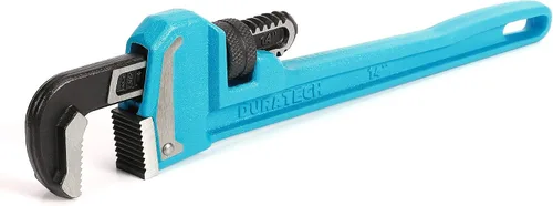 Vista 11 de DURATECH Llave de tubo de 8 pulgadas de gran capacidad, llave de fontanería ajustable, mango de hierro fundido maleable, supera el estándar GGG