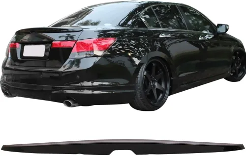 Vista 8 de IKON MOTORSPORTS Alerón de maletero compatible con Honda Accord Sedan 2008-2012 de 4 puertas, estilo de fábrica pintado #B552P Bali Blue Pearl ABS