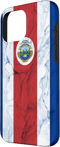 Vista 50 de Bandera de Costa Rica y fondo elegante - Funda del orgullo costarricense para iPhone 17