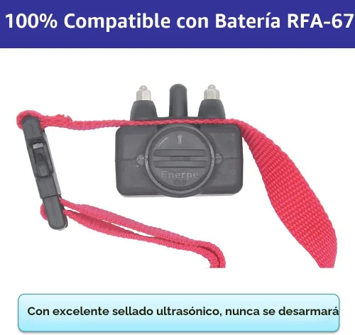 Vista 3 de RFA-67 RFA-67D-11 Batería de repuesto de 6V de larga duración y alta capacidad compatible con collares electrónicos Pet Safe paquete de 10