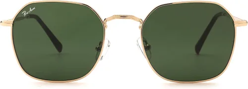 Vista 10 de Pro Acme Gafas de sol hexagonales para mujeres y hombres, lente de cristal