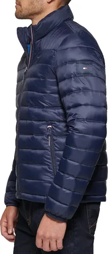 Vista 3 de Tommy Hilfiger Ultra Loft Chaqueta inflada, ligera y plegable para hombre, tallas estándar, grandes y altas