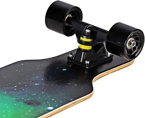 Vista 5 de 31" Longboard 7 capas Skateboard Pro Complete Cruiser para crucero, tallado, estilo libre y cuesta abajo con T-Tool