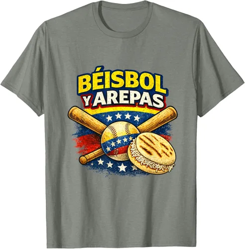 Vista 75 de Camiseta Beisbol y Arepas Venezuelas Baseball Pride Team 2026