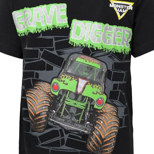 Vista 6 de Monster Jam Conjunto de camiseta y pantalones cortos para niños pequeños y grandes