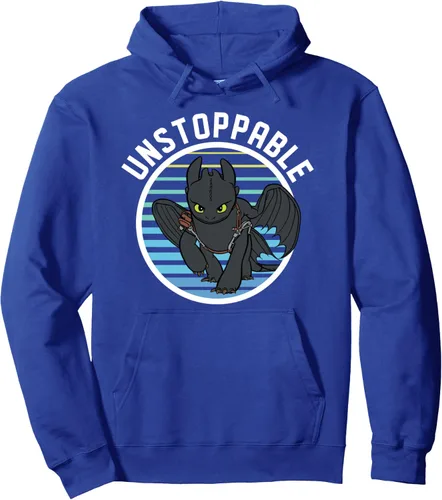 Vista 4 de How to Train Your Dragon 3 Hidden World - Sudadera con capucha imparable, Negro, S