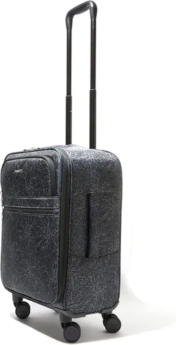 Vista 2 de Baggallini Carry-on de 4 ruedas para mujer, Estampado De Flor De Mediano