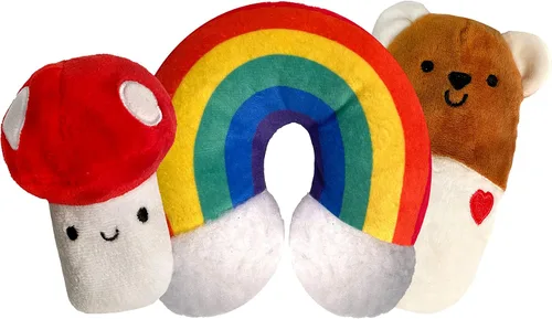Vista 8 de TONBO Juguetes de peluche lindos y divertidos para perros (combo de fiesta de cumpleaños)