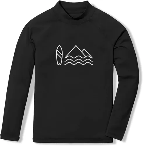Vista 7 de TSLA Camiseta de natación de manga larga con protección solar UV UPF 50+ para niños