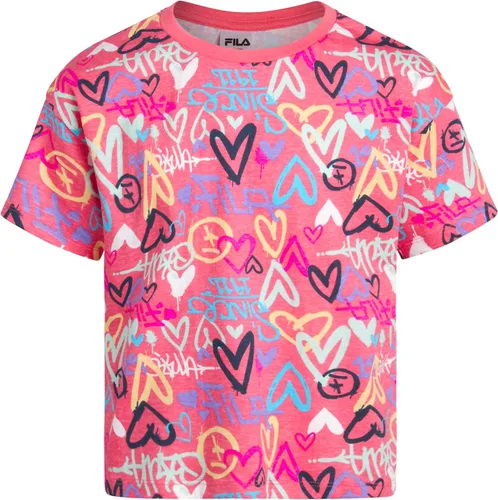 Vista 5 de Fila Camiseta deportiva para niñas, 2 piezas, ligera, de rendimiento, para niñas, camiseta deportiva deportiva (talla 7-16)