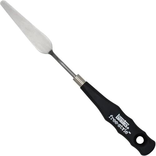 Vista 41 de Liquitex Cuchillo de pintura pequeño profesional Freestyle, n.º 1, plata/negro