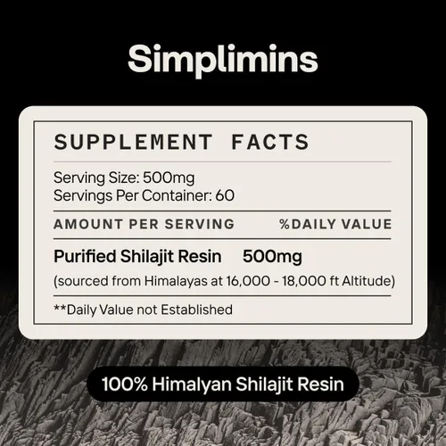 Vista 7 de Shilajit - Suplemento adaptógeno ayurvédico ayurvédico puro del Himalaya (1.06 oz 60 porciones) Energía natural, resistencia y apoyo