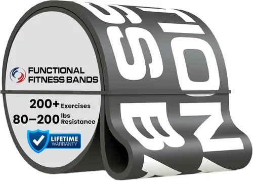 Vista 12 de Bandas de resistencia funcionales para ejercicios Bandas de ejercicio para entrenar Bandas elásticas largas para ejercicio, bandas