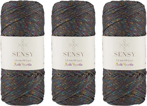 Vista 114 de Sensy Premium Cuerda de Poliéster 1.5mm (0.059 pulgadas) 164 Yardas Cuerda de Polipropileno 100% Cuerda de Macramé 1.5mm Cuerda para Bolsa