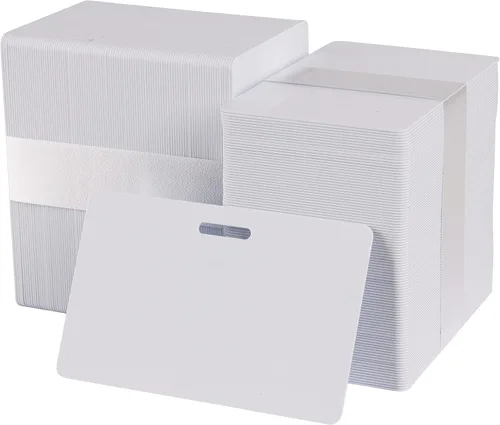Vista 6 de Paquete de 100 tarjetas de PVC CR80 blancas 20 mil por easyIDea