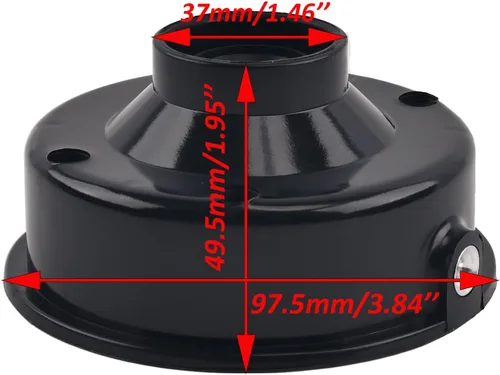 Vista 3 de Realman 309562005 Cabezal de recortadora con retenedores de carrete para Ryobi RY28120 RY28121 RY28140 (SS26) RY28141 RY28160 RY28161 RY34426