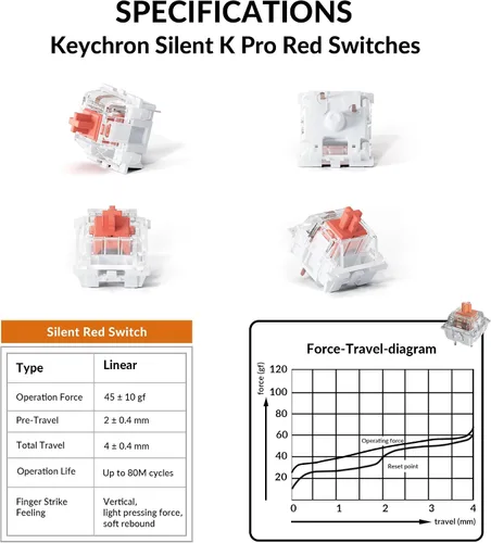 Vista 4 de Keychron Q6 Pro Teclado Mecánico Personalizado Completo de Aluminio QMK/VIA con Botón Programable Bluetooth, Teclado de Tamaño Completo KSA