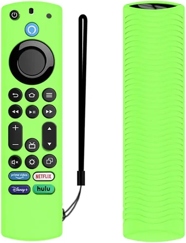 Vista 10 de Funda para control remoto por voz compatible con Insignia Firetv Omni Negro