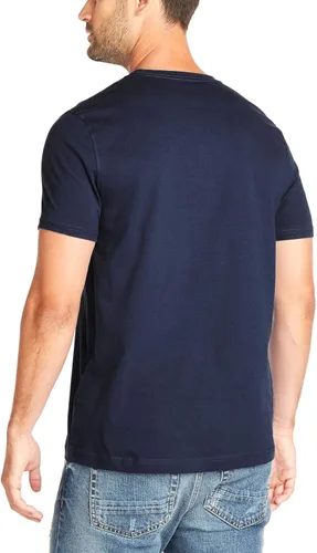 Vista 3 de Nautica - Camiseta de manga corta, color sólido y cuello redondo