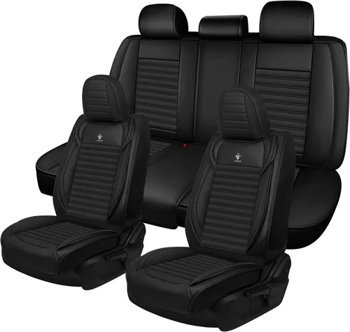 Vista 11 de Fundas de asiento para mini convertible 2009-2025, fundas de asiento de automóvil de cuero de alta calidad, impermeables, antideslizantes