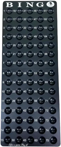 Vista 8 de Mr. Chips, Inc set de bolas de bingo fáciles de leer, de 7/8 pulgadas, profesionales, resistentes a los rayones y borrones, con tecnología patentada