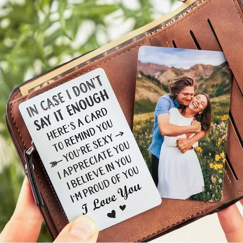 Vista 3 de Regalos para él, hombres, novio, esposo para aniversario, San Valentín, Navidad, cumpleaños, tarjeta de aniversario para novios, hombres, maridos