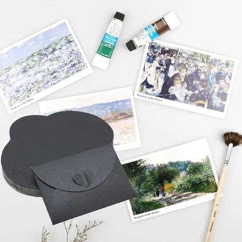Vista 5 de 32 piezas de sobres mini con cierre de corazón, sobres pequeños y bonitos en negro, lindos porta tarjetas de regalo para cartas de amor y notas