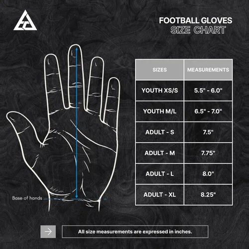 Vista 5 de Jester Guantes de Fútbol Americano – Guantes de Receptor Súper Adherentes para Aumentar el Agarre y el Rendimiento en Juegos y Entrenamientos