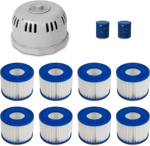 Vista 7 de Pieza de repuesto para bañera de hidromasaje P05343, soporte para cartucho de filtro P6653 compatible con Best Way Cole man SaluSpa, soporte