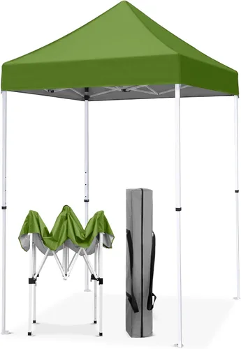 Vista 40 de EAGLE PEAK - Toldo desplegable de 5 x 5, toldo instantáneo para exteriores, fácil de instalar, refugio plegable de pierna recta (beige)