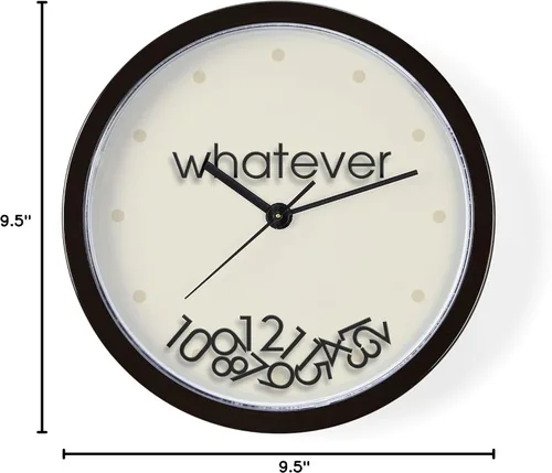 Vista 2 de CafePress Reloj de pared de 10 pulgadas para sala de estar, cocina u oficina