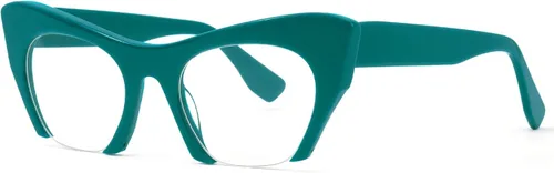 Vista 2 de Zeelool Elegantes lentes de bloqueo de luz azul semisin montura para mujer Kyle FP0099
