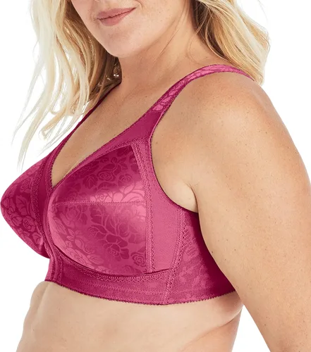 Vista 2 de Playtex Brasier inalámbrico con correa cómoda de 18 horas para mujer, brasier de cobertura completa con TruSupport de 4 vías